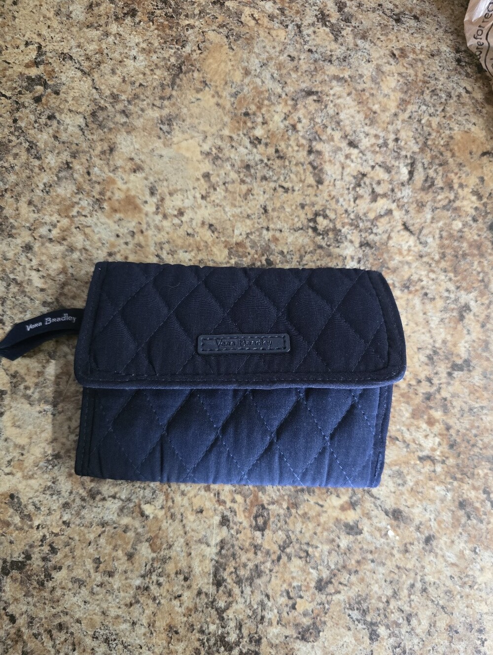 vera bradley matelasse Navy Blue Wallet